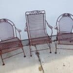 Lawn chairs painted