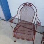 Lawn chairs painted