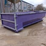 dumpster after
