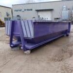 dumpster after